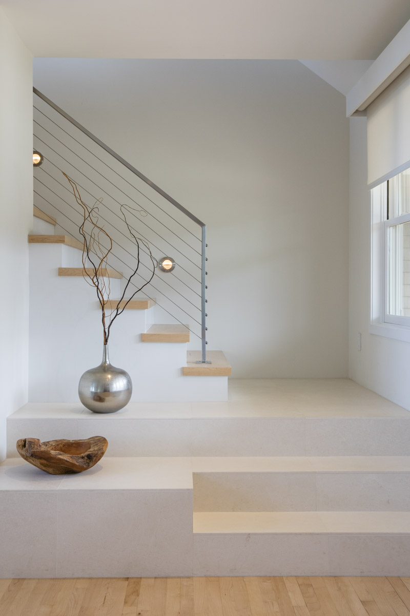 Photo of construction by Ronald Webb Builder.